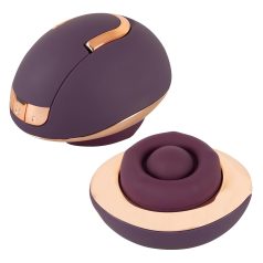   Belou - vibrador rotativo recarregável para vulva - silicone roxo