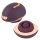 Belou - vibrador rotativo recarregável para vulva - silicone roxo