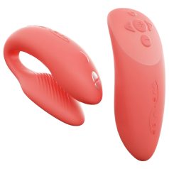   We-Vibe Chorus - vibrador casal recarregável controle app laranja