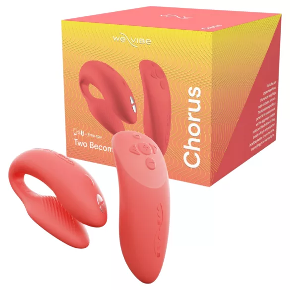 We-Vibe Chorus - vibrador para casais controlado por app (laranja)