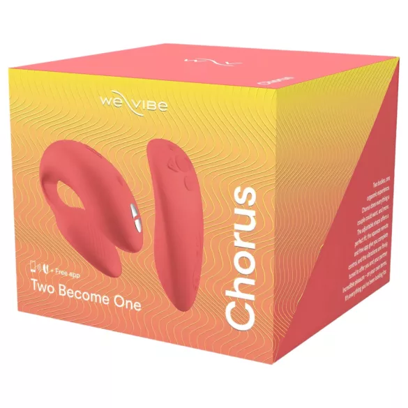 We-Vibe Chorus - vibrador para casais controlado por app (laranja)