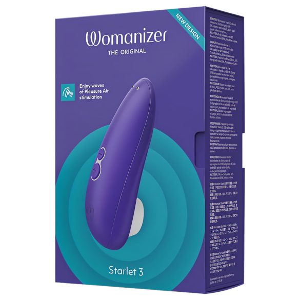 Womanizer Starlet 3 - sugador clitoriano a ar pulsante - azul