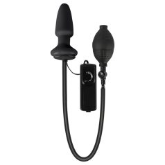 You2Toys - vibrador anal inflável - silicone preto