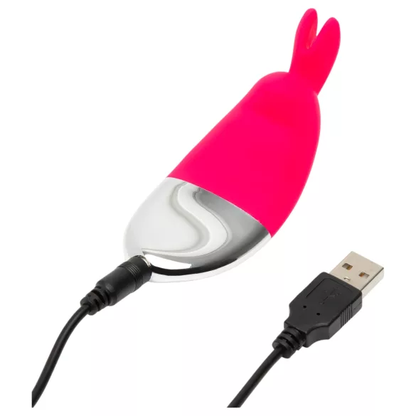 Happyrabbit Knicker - vibrador clitóris recarregável - silicone vermelho