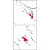 Happyrabbit Knicker - vibrador clitóris recarregável - silicone vermelho