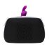 Happyrabbit - anel peniano vibratório com estojo - silicone roxo