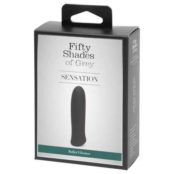 Fifty Shades of Grey - vibrador bullet - discreto - preto