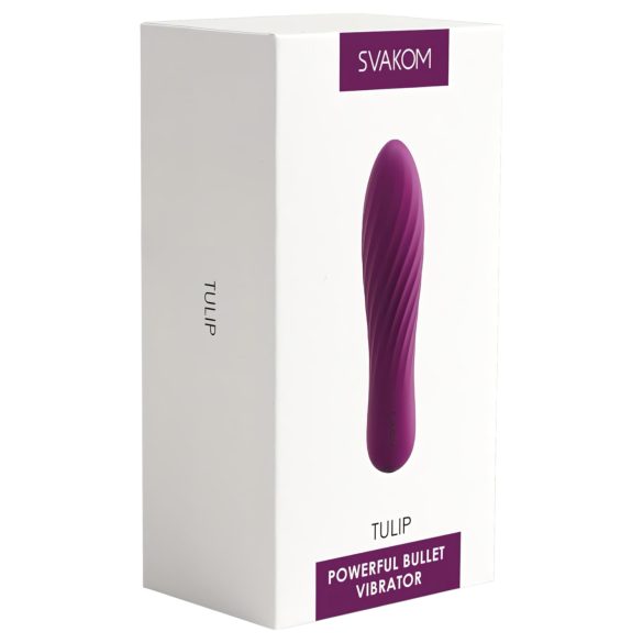 Svakom Tulip - vibrador mini recarregável - roxo