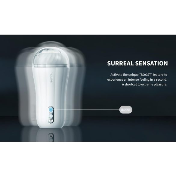 Svakom Robin - masturbador recarregável (branco)