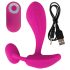 SMILE RC - vibrador ponto G recarregável com controle remoto - silicone rosa