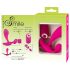 SMILE RC - vibrador ponto G recarregável com controle remoto - silicone rosa