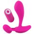 SMILE RC - vibrador ponto G recarregável com controle remoto - silicone rosa