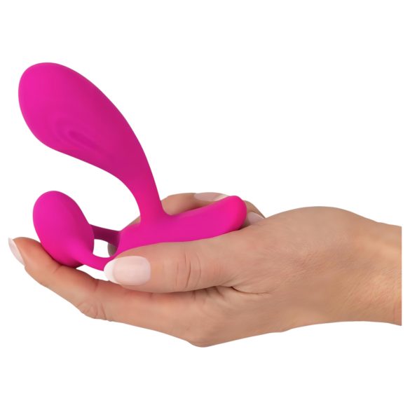 SMILE RC - vibrador ponto G recarregável com controle remoto - silicone rosa
