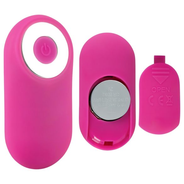 SMILE RC - vibrador ponto G recarregável com controle remoto - silicone rosa
