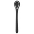 Plug Peniano Dilatador - dilatador vibratório recarregável (1 cm, preto)