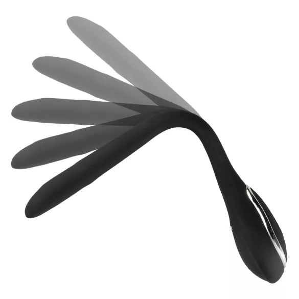 Penis Plug Dilator - dilatador peniano vibratório recarregável 1cm - preto