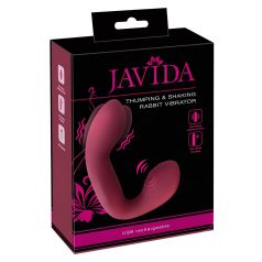   Javida Thumping - Vibrador pulsante G-ponto e clitóris (vermelho)