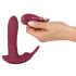 Javida RC - vibrador de clitóris 3 funções rádio (vermelho)