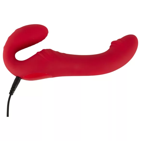 You2Toys - vibrador strapless com controle remoto - vermelho