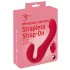 You2Toys - vibrador strapless com controle remoto - vermelho