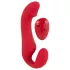 You2Toys - vibrador strapless com controle remoto - vermelho