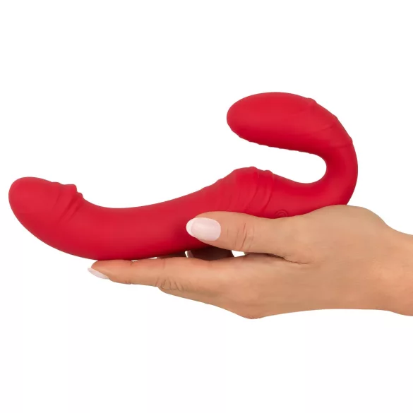 You2Toys - vibrador strapless com controle remoto - vermelho