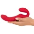 You2Toys - vibrador strapless com controle remoto - vermelho