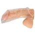 You2Toys Piss Play Sleeve - extensor peniano com tubo de saída (transparente)