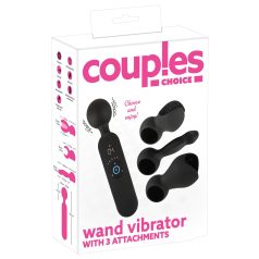   Couples Choice - vibrador massajador recarregável com aquecimento - preto