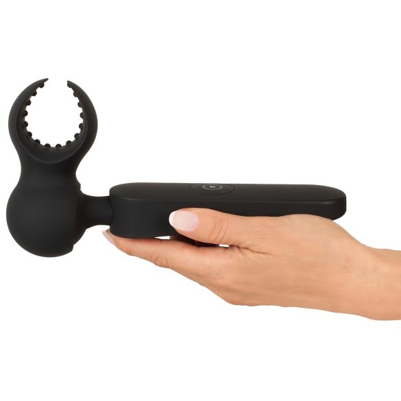 Couples Choice - vibrador massajador recarregável com aquecimento - preto