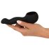 Couples Choice - vibrador massajador recarregável com aquecimento - preto