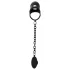 Black Velvets - gaiola peniana silicone com plug anal - preto