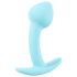 Cuties - plug anal pequeno - silicone - azul 2,6cm
