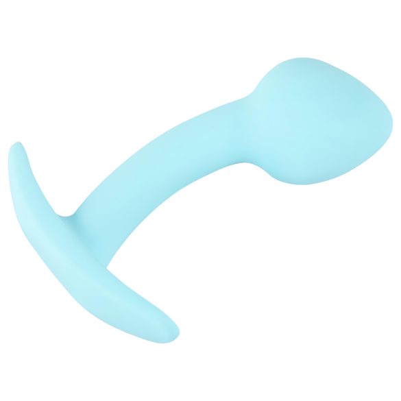 Cuties - plug anal pequeno - silicone - azul 2,6cm