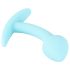 Cuties - plug anal pequeno - silicone - azul 2,6cm