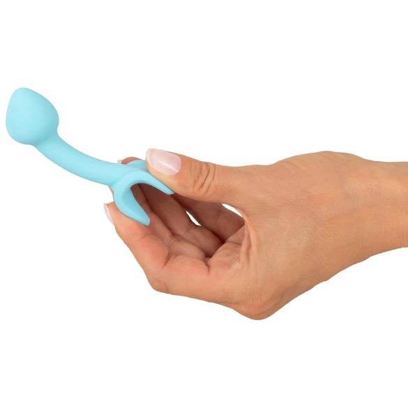 Cuties - plug anal pequeno - silicone - azul 2,6cm