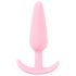 Cuties - plug anal pequeno - silicone - rosa 2,1cm