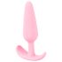 Cuties - plug anal pequeno - silicone - rosa 2,1cm
