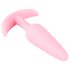 Cuties - plug anal pequeno - silicone - rosa 2,1cm