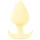 Plug Anal Pequeno Cuties - plug anal de silicone (amarelo, 3,1 cm)