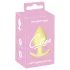 Plug Anal Pequeno Cuties - plug anal de silicone (amarelo, 3,1 cm)