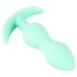 Cuties - plug anal pequeno - silicone - verde menta 2,3cm