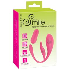   Smile - ovo vibratório recarregável com controle remoto - silicone rosa