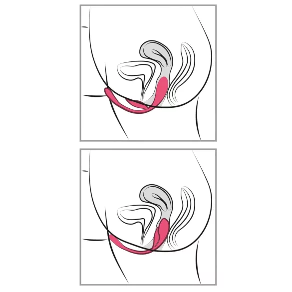 SMILE - ovo vibratório com bateria recarregável e controlo por rádio (rosa)