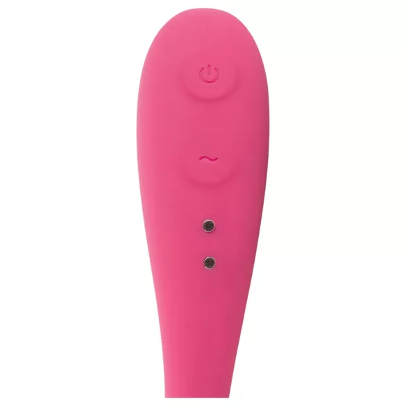 SMILE - ovo vibratório com bateria recarregável e controlo por rádio (rosa)