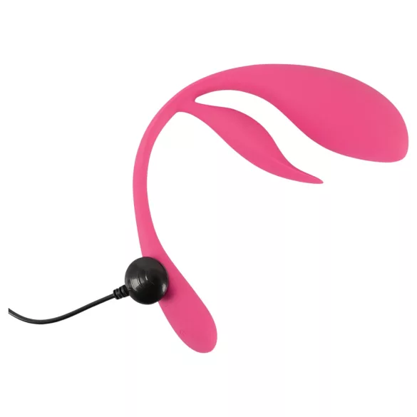 SMILE - ovo vibratório com bateria recarregável e controlo por rádio (rosa)