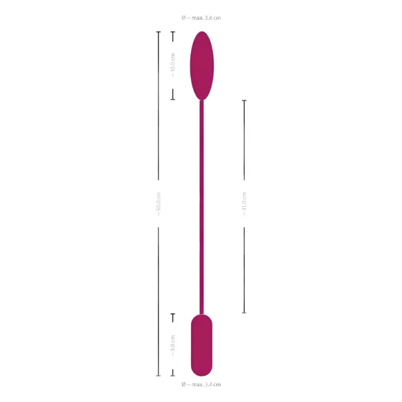 Smile Love Egg Duo - vibrador bullet duplo para anal e vaginal