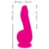 SMILE Powerful - vibrador com ventosa e 2 motores recarregável - rosa
