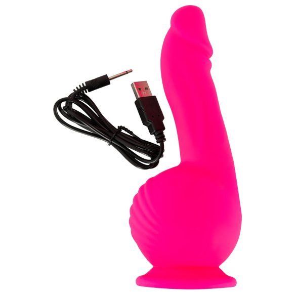 SMILE Powerful - vibrador com ventosa e 2 motores recarregável - rosa