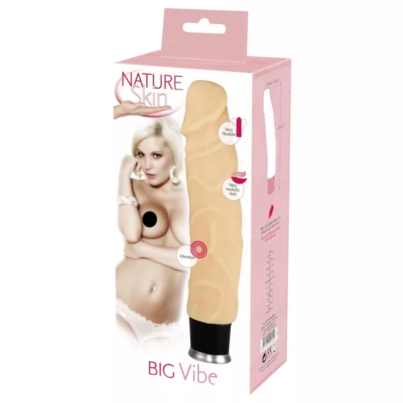 Nature Skin - vibrador realístico - pele natural 23cm